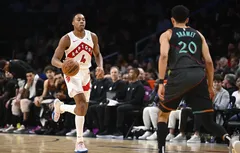 Pour responsabiliser Scottie Barnes, Dennis Schroder glisse sur le banc