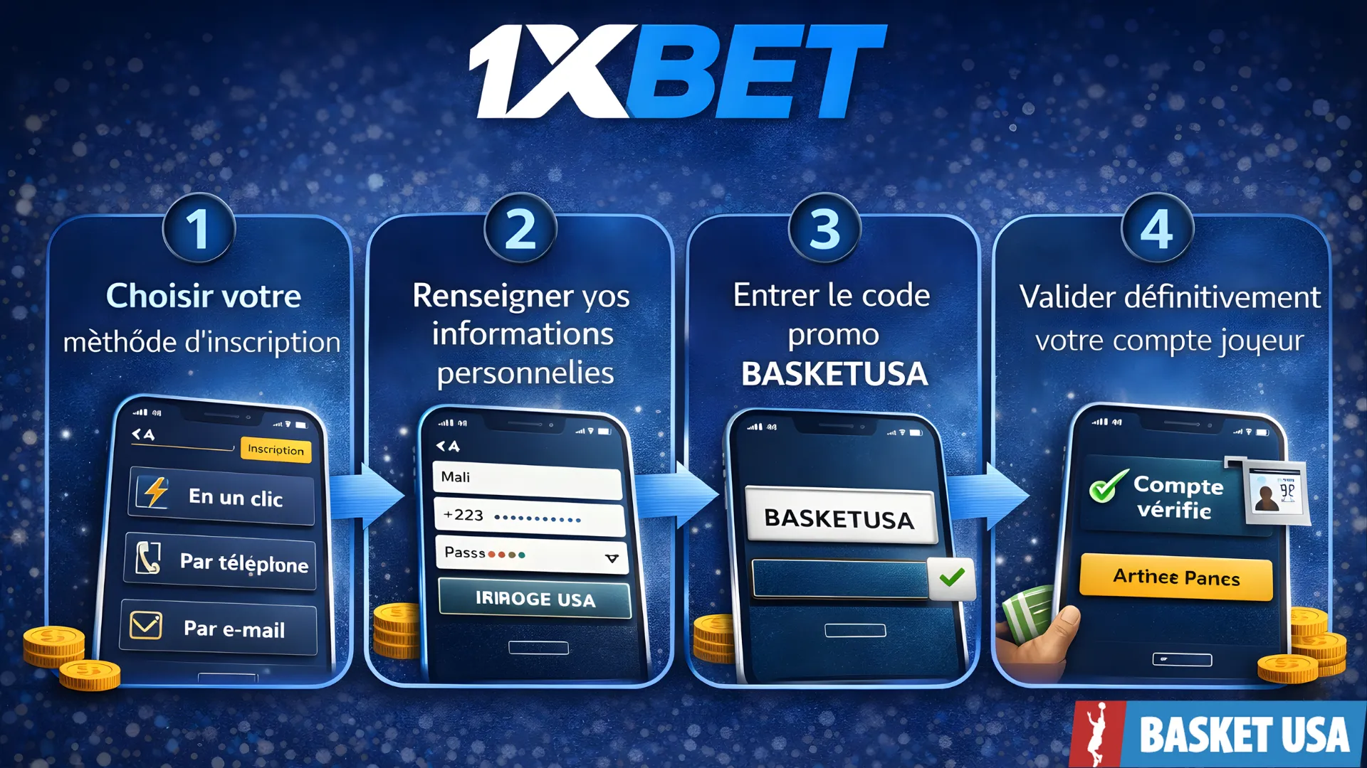 1xbet apk inscription - créer compte application mobile 1xbet 2026 code promo