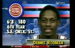 Dennis Rodman au Hall Of Fame : ses 34 rebonds face à Indiana, 1992