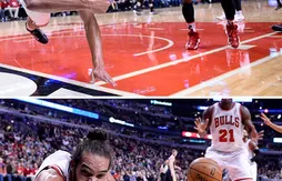 Toute la hargne de Joakim Noah en une action et trois photos