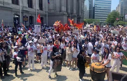 A Philadelphie, on manifeste contre le projet de la nouvelle salle