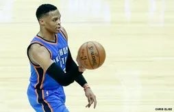 Russell Westbrook accueille ses nouveaux coéquipiers avec un triple double très rare