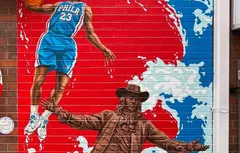 Quand William Penn envoie LeBron James au dunk sur un mur de Philadelphie