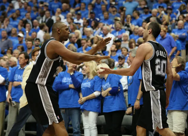 Boris Diaw et Manu Ginobili