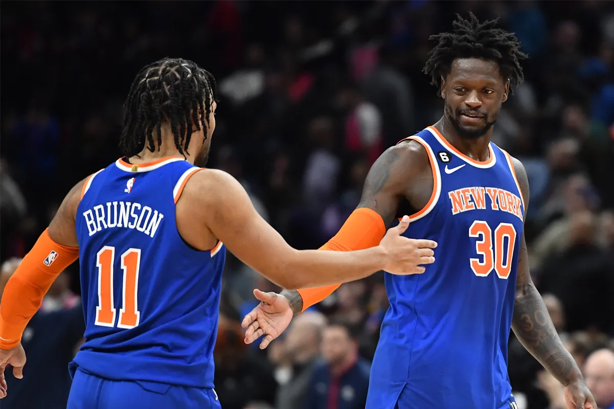 Julius Randle et Jamlen Brunson dans le cinq majeur de la semaine