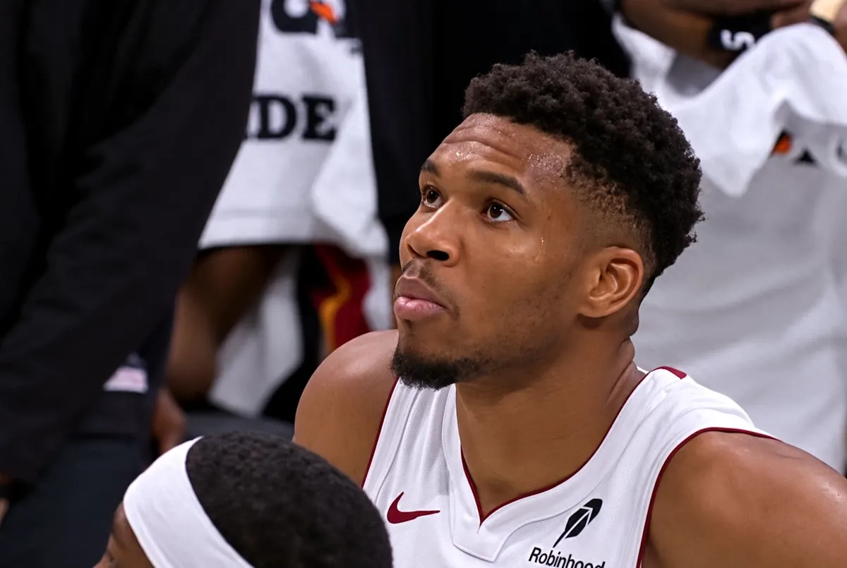 Giannis Antetokounmpo avec le Heat