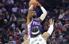 Le duo Paul George – Joel Embiid fait de gros dégâts face aux Bucks