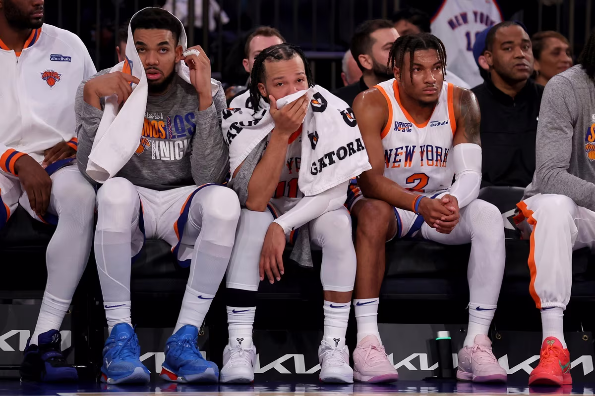 Karl-Anthony Towns et Jalen Brunson Knicks