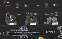 Brooklyn : les premiers mots de Paul Pierce et Kevin Garnett