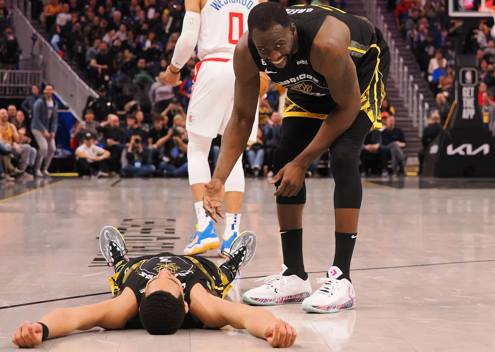 jordan poole draymond green