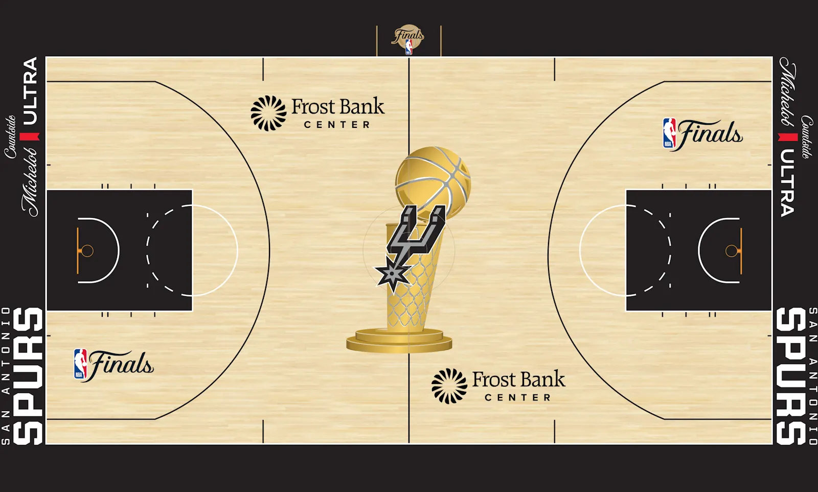 spurs terrain nba finals