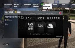 Des t-shirts « Black Lives Matter » disponibles sur NBA 2K20