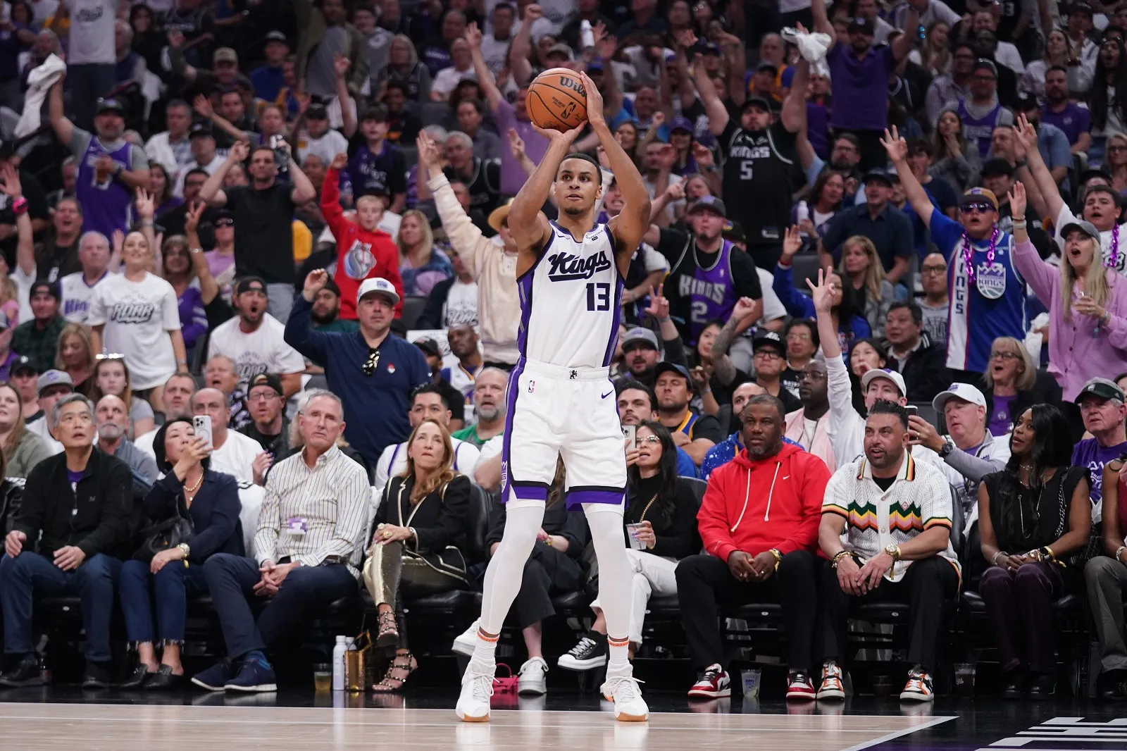 Keegan Murray (Kings) contre les Warriors