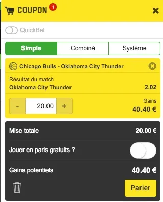 [Pronos NBA] Pariez sur une victoire du Thunder à Chicago