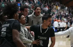 En NCAA, Nevada s’impose aussi sur un panier du milieu du terrain !