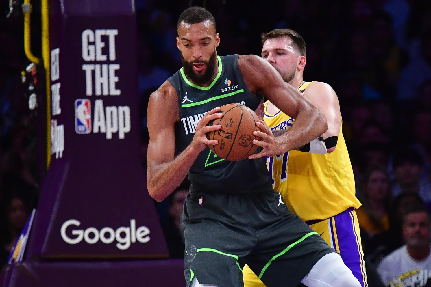 Rudy Gobert et les Wolves