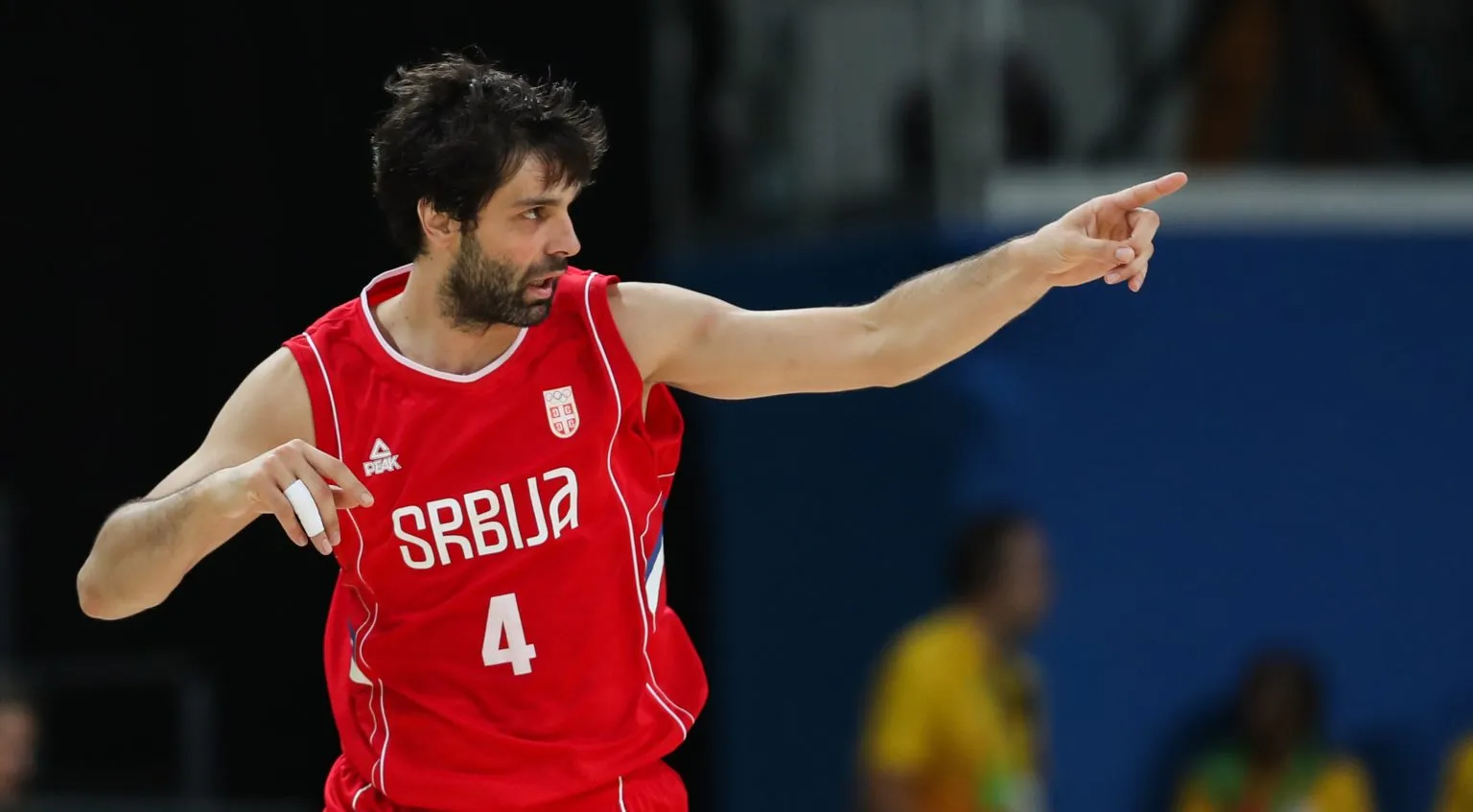 Milos Teodosic avec la Serbie