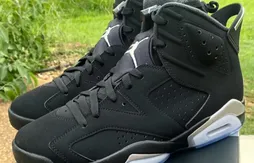 Un aperçu de la Air Jordan 6 « Black Chrome »