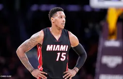 Mario Chalmers fait un appel du pied en direction des Clippers