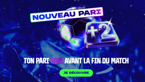 Promo Parions Sport Nouveau pari +2