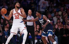 Anthony Edwards, conseiller spécial de Karl-Anthony Towns pendant les Finals