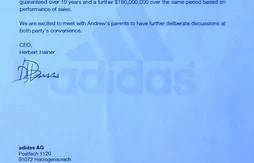 Le contrat de 180 millions de dollars proposé par Adidas à Andrew Wiggins est-il faux ?