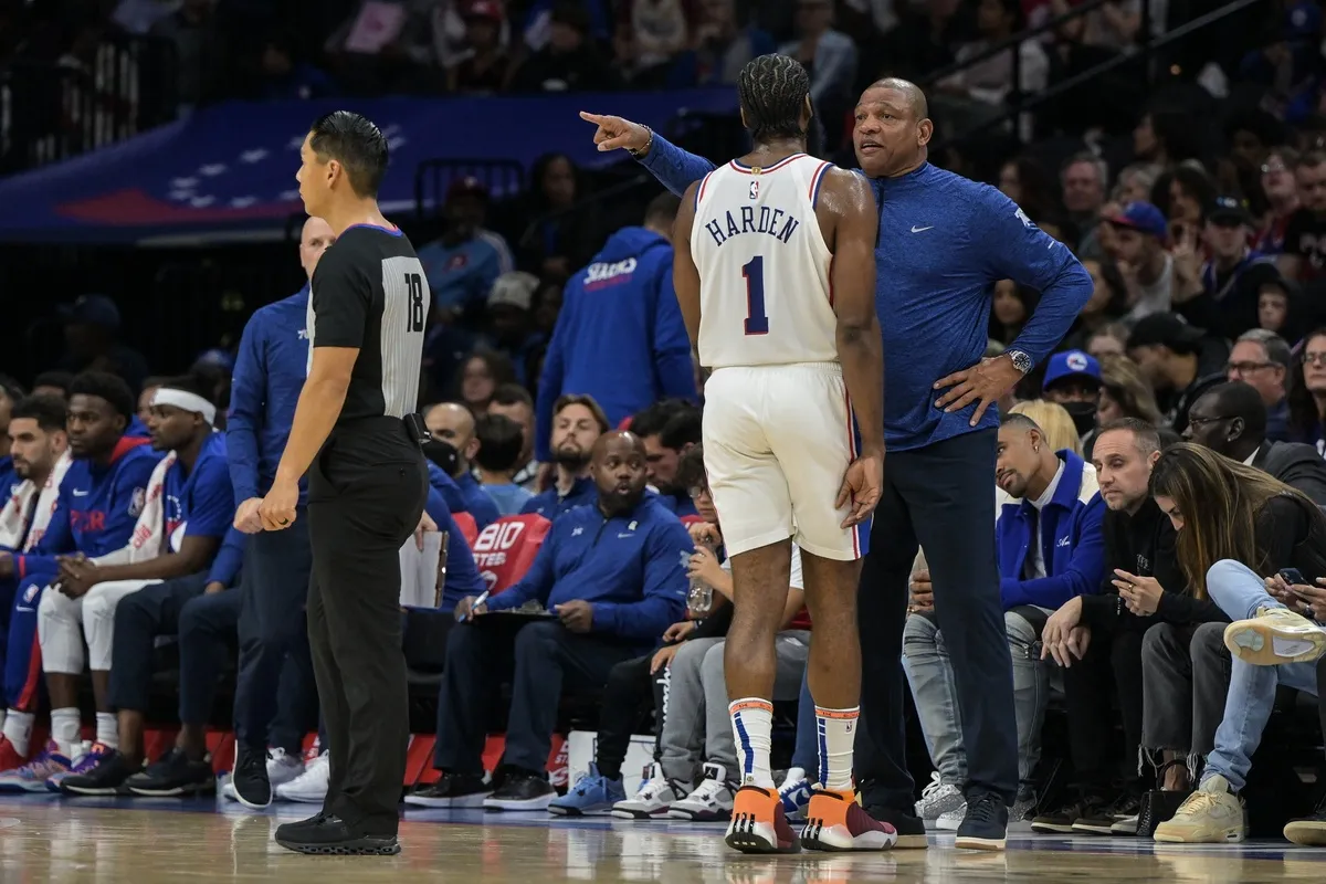 Doc Rivers et James Harden