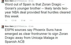 Phoenix proposerait un contrat de deux ans à Zoran Dragic