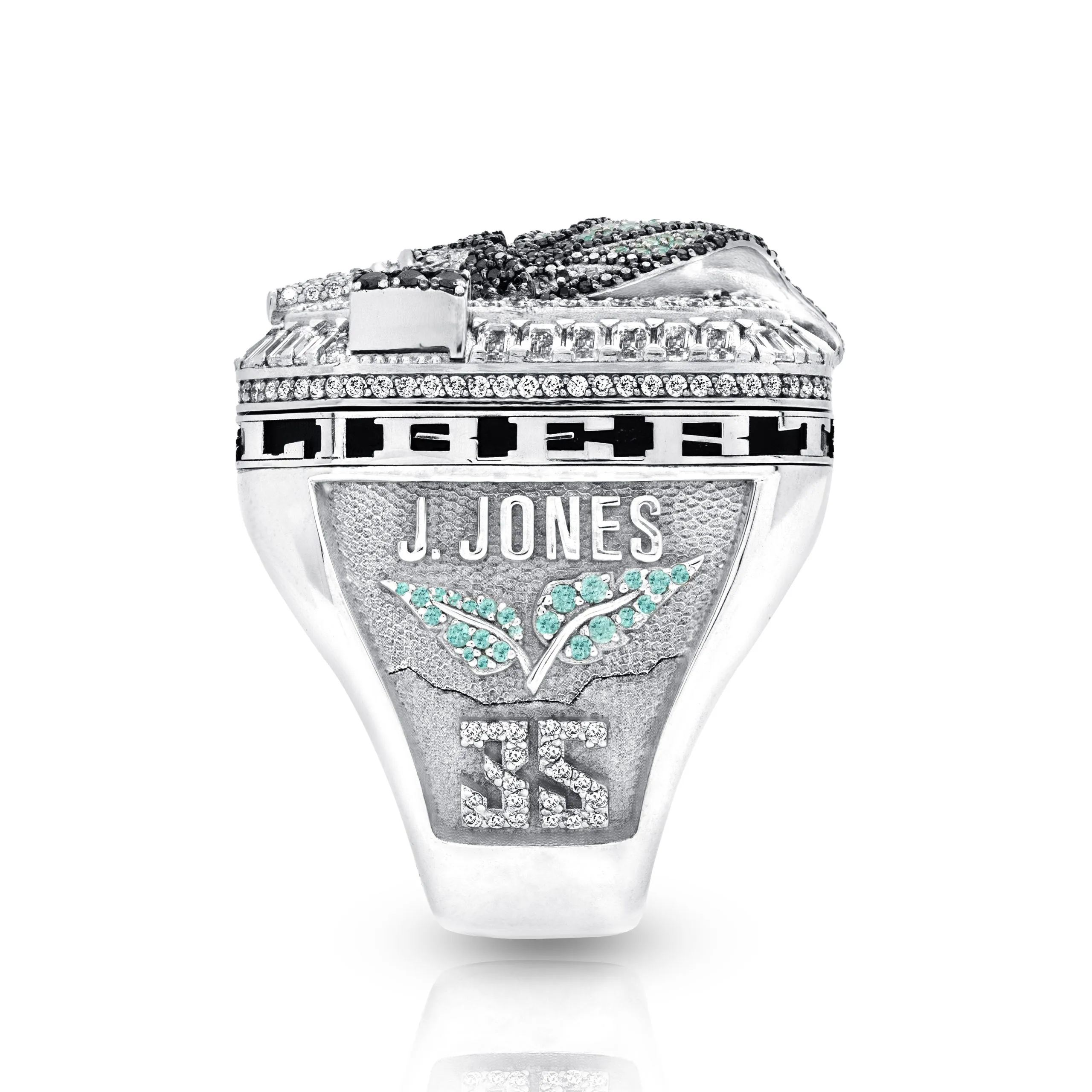 Les bagues de champion du New York Liberty