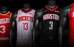 Maillots : le retour du “ketchup moutarde” pour les Rockets