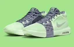 Une superbe touche de “Green Glow” sur la LeBron Witness 8