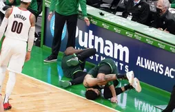 Jaylen Brown et Jayson Tatum se blessent en se percutant