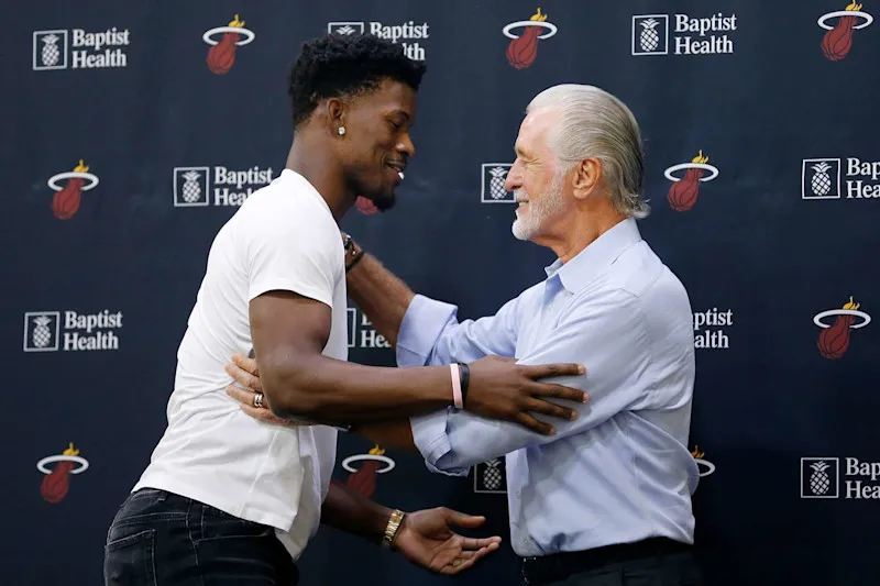 Jimmy Butler et Pat Riley