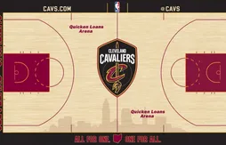 Les Cavs rafraîchissent le look de leur parquet