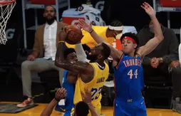 LeBron James et les Lakers matent le Thunder en prolongation