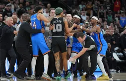 Trois expulsions après une mêlée entre Thunder et Spurs