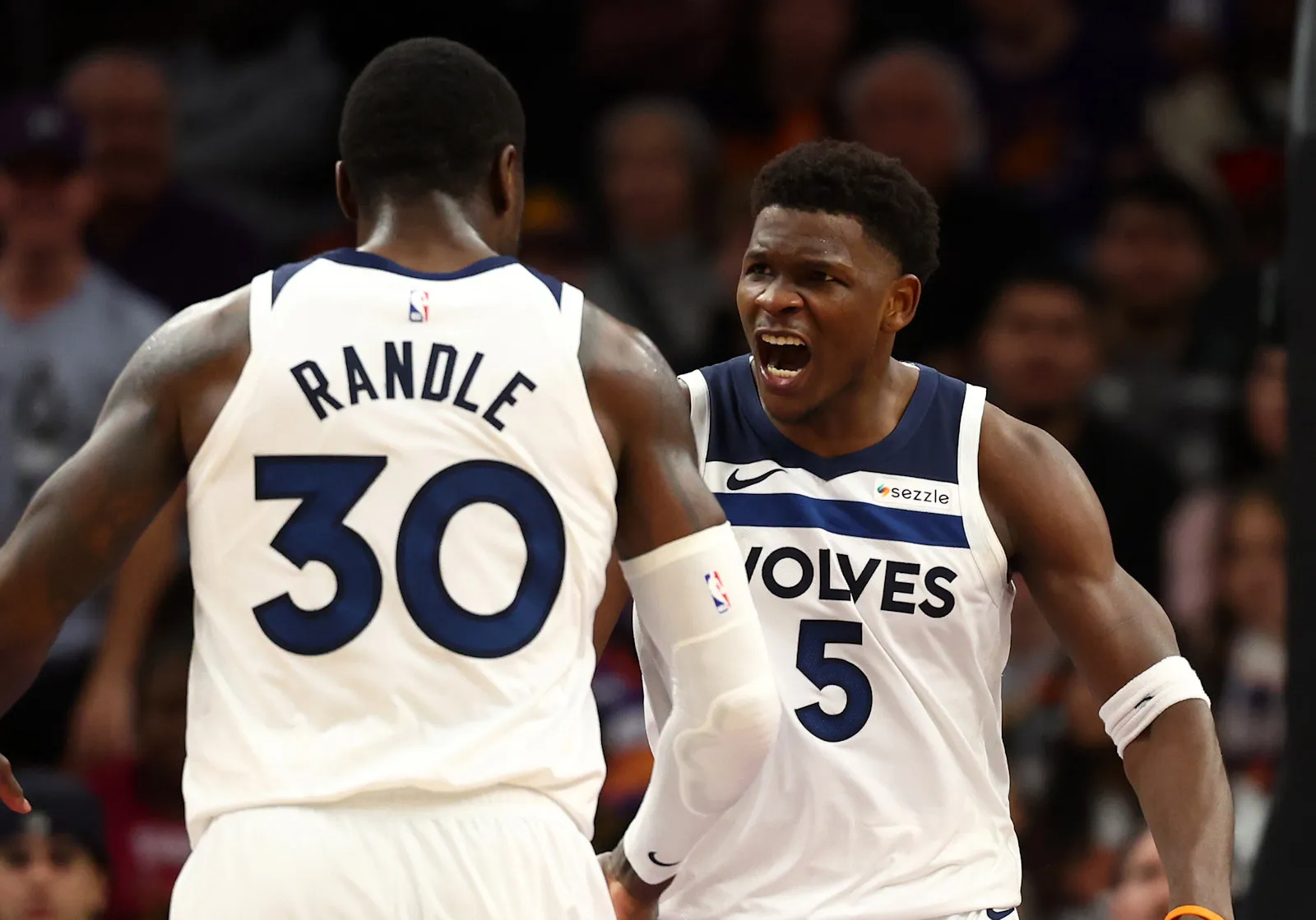 Julius randle Anthony Edwards