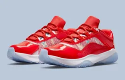 Une Air Jordan 11 CMFT Low en rouge vif