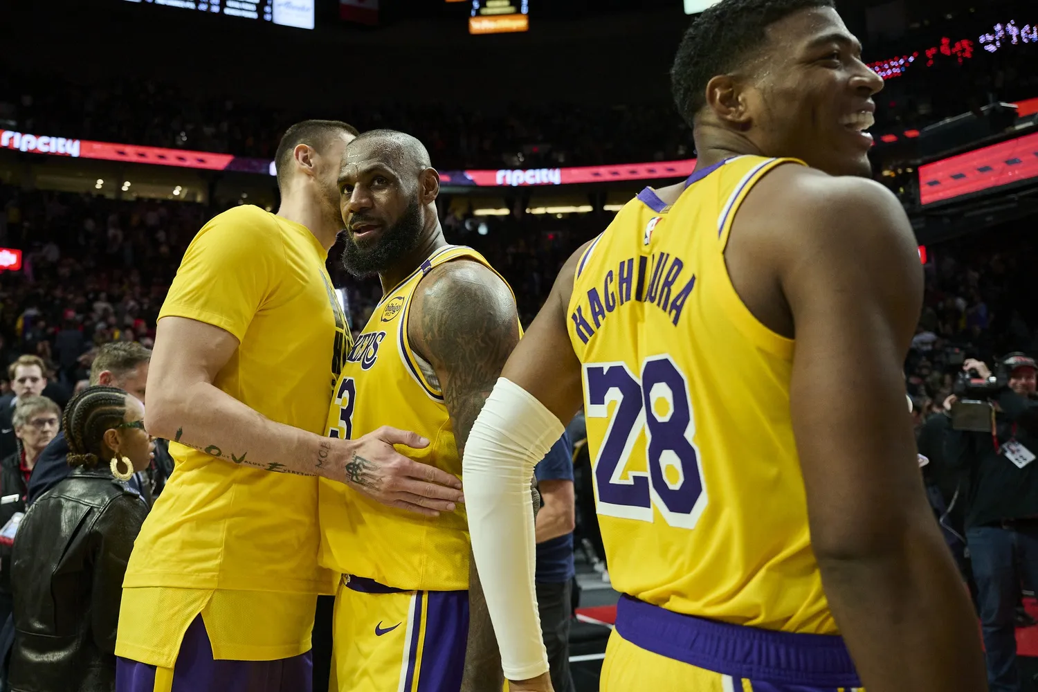 LeBron James avec les Lakers