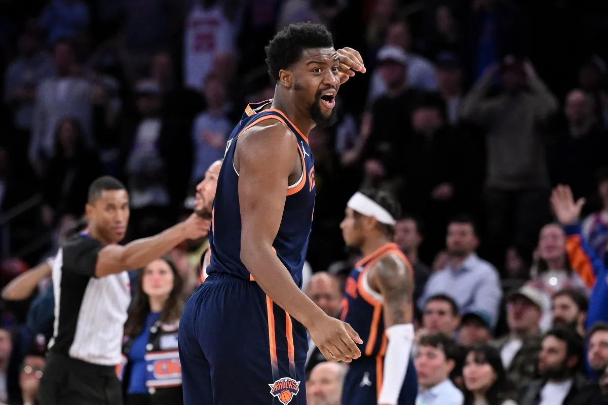 Ariel Hukporti avec les Knicks