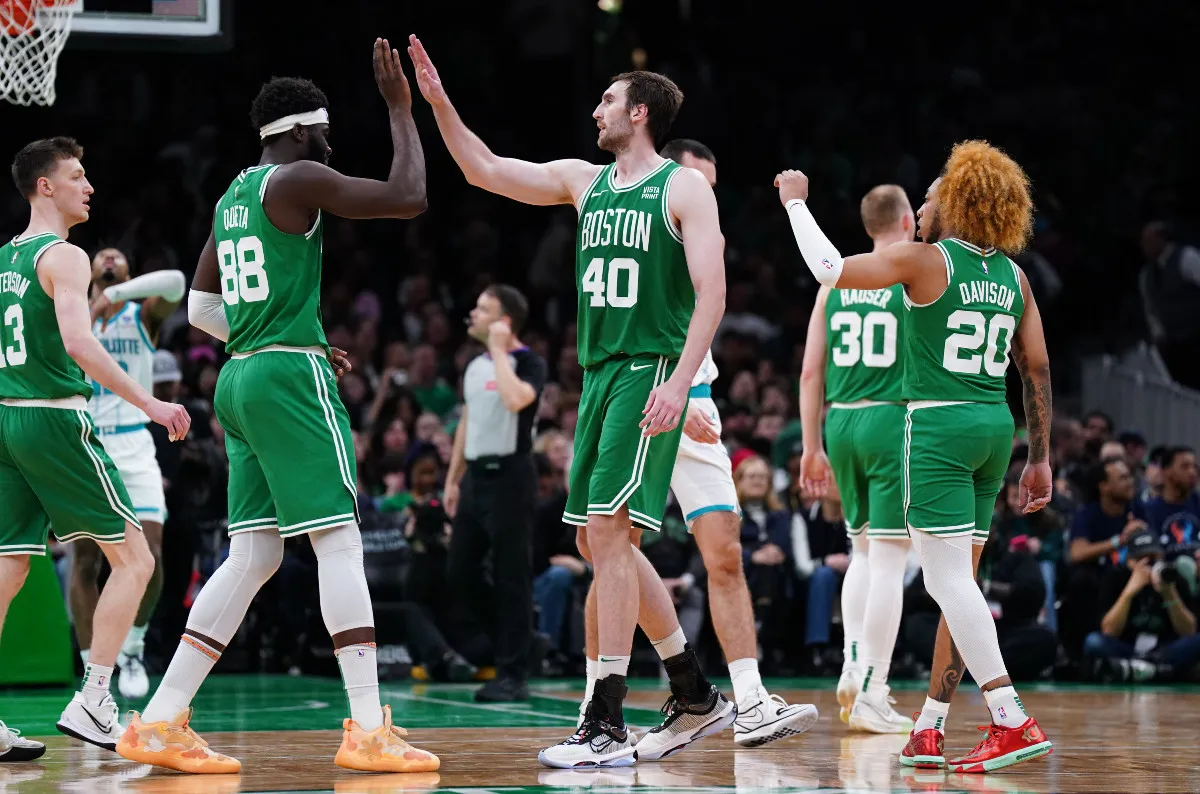 Luke Kornet avec les Celtics