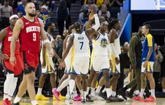 Grâce au record de Jonathan Kuminga, les Warriors se relancent face aux Rockets !