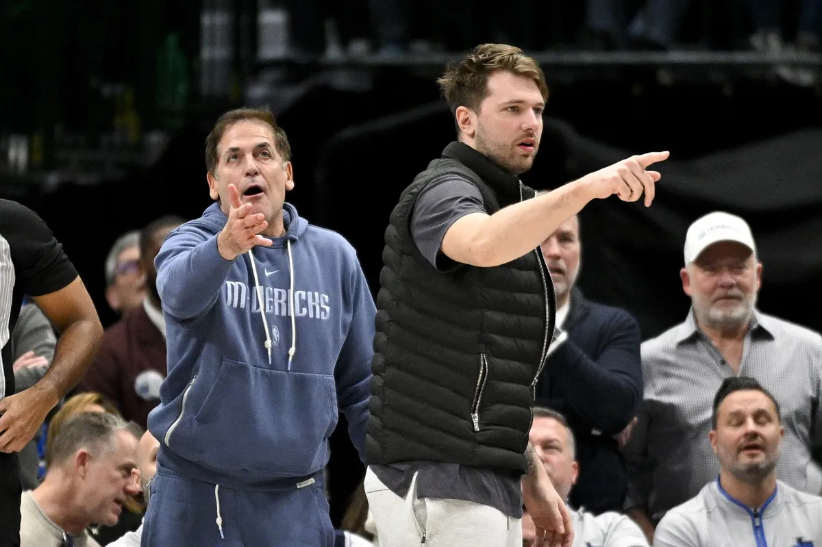 Luka Doncic et Mark Cuban