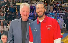 Jayson Tatum a enfin rencontré Larry Bird