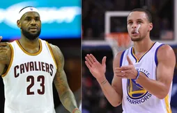 LeBron James et Stephen Curry, adversaires pour le trophée de sportif de l’année aux Etats-Unis