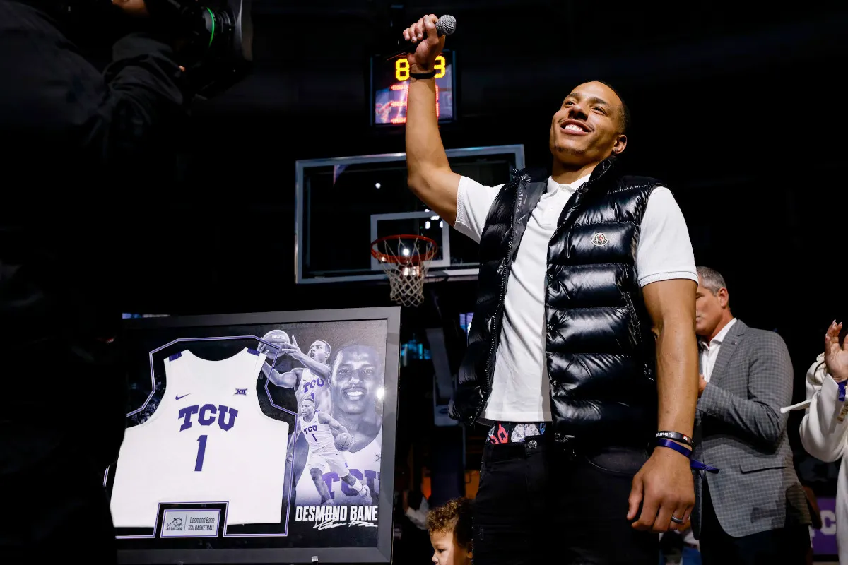 Desmond Bane honoré par TCU