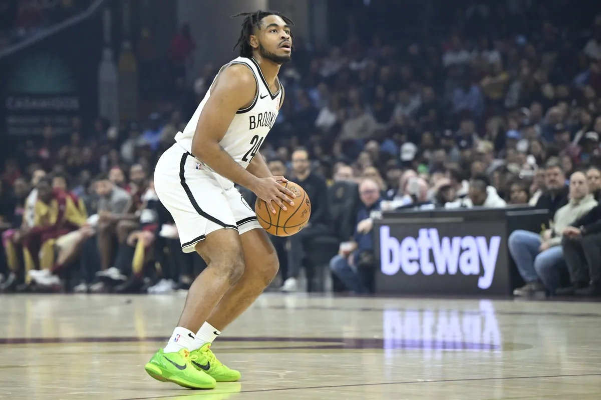 Cam Thomas (Nets) contre les Cavaliers