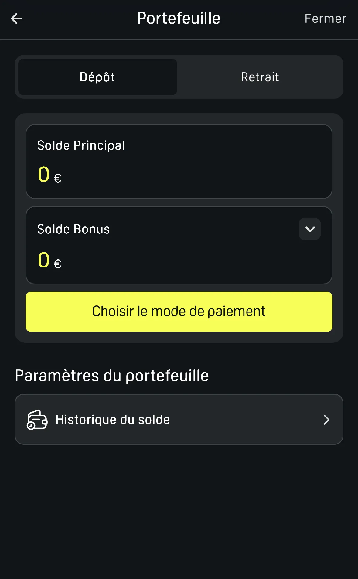 Faire son 1er dépôt sur Daznbet