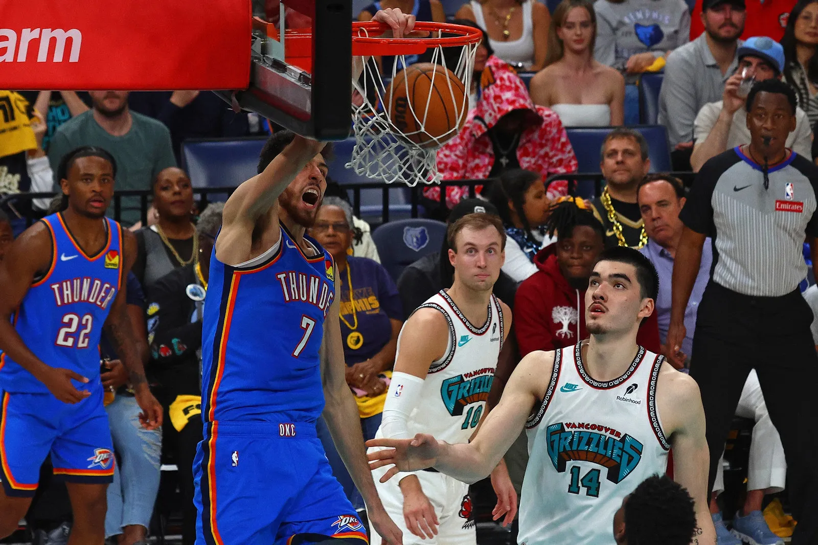 thunder grizzlies