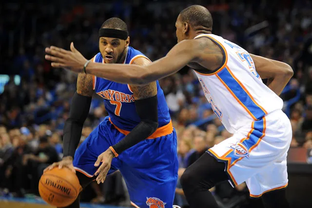 NBA: New York Knicks at Oklahoma City Thunder